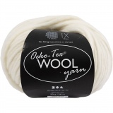 Wolle, L 50 M, Creme, 50 g/ 1 Knäuel
