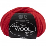 Wolle, L 50 M, Rot, 50 g/ 1 Knäuel