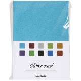 Kartonblätter mit Glitter, A4, 250 g, 50 Bl./ 1 Pck