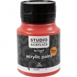 Creall Studio Acrylfarbe, Halbdeckend, vermillion (10), 500 ml/ 1 Fl.