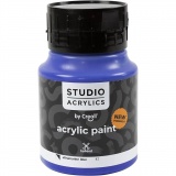 Creall Studio Acrylfarbe, Halbdeckend, ultramarine blue (42), 500 ml/ 1 Fl.