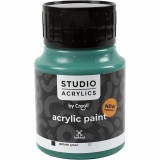 Creall Studio Acrylfarbe, Deckend, phtalo green (52), 500 ml/ 1 Fl.
