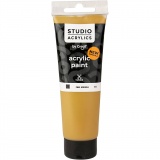 Creall Studio Acrylfarbe, Deckend, raw sienna (61), 120 ml/ 1 Fl.