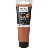 Creall Studio Acrylfarbe, Deckend, burnt sienna (67), 120 ml/ 1 Fl.