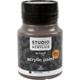 Creall Studio Acrylfarbe, Deckend, burnt umber (69), 500 ml/ 1 Fl.