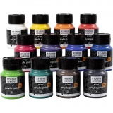 Creall Studio Acrylfarbe, Sortierte Farben, 12x500 ml/ 1 Pck