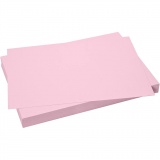 Karton, Blatt 50x70 cm, 270 g, Hellpink, 10 Bl./ 1 Pck