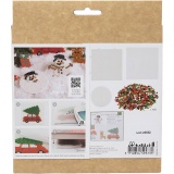 Kreativ Set NABBI BioBeads, Weihnachtsauto, Rentier, Schneemann, Wichtel und Geschenk, 1 Pck