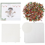 Kreativ Set NABBI BioBeads, Weihnachtsauto, Rentier, Schneemann, Wichtel und Geschenk, 1 Pck