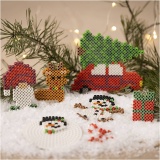Kreativ Set NABBI BioBeads, Weihnachtsauto, Rentier, Schneemann, Wichtel und Geschenk, 1 Pck