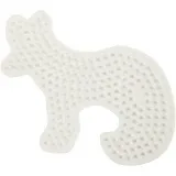 NABBI BioBeads Steckplatte, Fuchs, Größe 9,5x13,4 cm, medium, 1 Stk