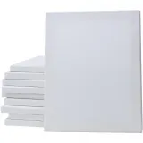 Leinwand, T 1,6 cm, Größe 40x50 cm, 280 g, Weiß, 20 Stk/ 1 Pck