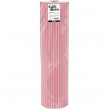 Geschenkpapier, Streifen, B 50 cm, 80 g, Rot/Weiß, 100 m/ 1 Rolle