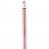 Geschenkpapier, Streifen, B 50 cm, 80 g, Rot/Weiß, 5 m/ 1 Rolle