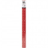 Geschenkpapier, Sterne und Monde, B 50 cm, 80 g, Dunkelrot, 5 m/ 1 Rolle
