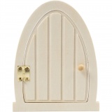Tür mit Scharnieren, H 13 cm, B 10 cm, 1 Stk