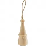 Skandinavischer Weihnachtszwerg, H 6 cm, D 2,5 cm, 1 Stk