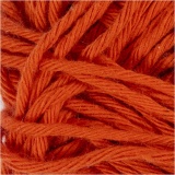 Baumwolle, L 80-85 m, Rot, 50 g/ 1 Knäuel