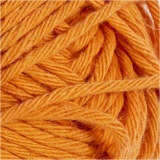 Baumwolle, L 80-85 m, Orange, 50 g/ 1 Knäuel