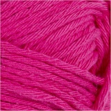 Baumwolle, L 80-85 m, Pink, 50 g/ 1 Knäuel