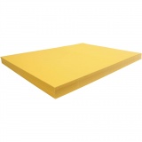Karton, Blatt 50x70 cm, 270 g, Sonnengelb, 100 Bl./ 1 Pck