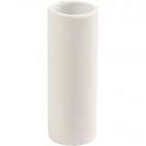 Vase, H 11 cm, D 4 cm, Weiß, 6 Stk/ 1 Pck