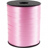 Geschenkband, B 10 mm, Hellpink, 250 m/ 1 Rolle