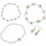 Mini Kreativ Set Schmuck, Elastisches Armband, Ohrring, 1 Pck