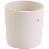Keramiktöpfe zum Aufhängen, H 7 cm, D 7 cm, Dicke 5 mm, 12 Stk/ 1 Pck