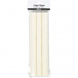 Krepppapier, 25x60 cm, Kreppanteil: 180%, 105 g, Creme, 3 Bl./ 1 Pck