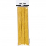 Krepppapier, Blatt 25x60 cm, Kreppanteil: 180%, 105 g, Curry, 3 Bl./ 1 Pck