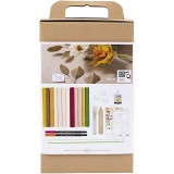 Kreativ Set Krepppapier, Blumenstrauß, Kreppanteil: 180%, 105 g, 1 Pck