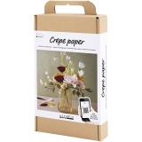 Kreativ Set Krepppapier, Blumenstrauß, Kreppanteil: 180%, 1 Pck