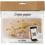 Mini Kreativ Set Krepppapier, Kirschzweig, Kreppanteil: 180%, 1 Pck