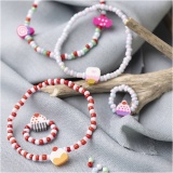 Mini Kreativ Set Schmuck, Elastisches Armband und Ring, 1 Pck