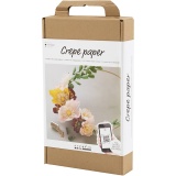 Kreativ Set Krepppapier, Strohkranz, Kreppanteil: 180%, 105 g, 1 Pck