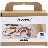 Mini Kreativ Set Macramé, Regenbogen, 1 Pck