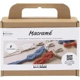 Mini Kreativ Set Makramée, Schlüsselringe, 1 Pck