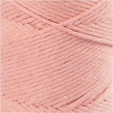 Macramé-Kordel, L 198 M, D 2 mm, Rosa, 330 g/ 1 Rolle