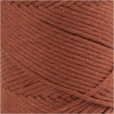 Macramé-Kordel, L 198 m, D 2 mm, Orange gebrannt, 330 g/ 1 Rolle