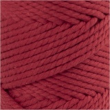 Macramé-Kordel, L 55 M, D 4 mm, Rot, 330 g/ 1 Rolle
