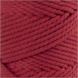 Macramé-Kordel, L 55 m, D 4 mm, Rot, 330 g/ 1 Rolle