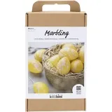 Kreativ Set Marmorierung, Rosa, Gelb, 1 Pck