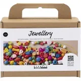 Mini Kreativ Mix Schmuck, ca. 564 Stk, Fröhliche Farben, 1 Pck