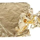 Blattmetall, Blatt 16x16 cm, Gold, 0,625 m2, 25 Bl./ 1 Pck