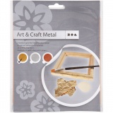 Blattmetall, Blatt 16x16 cm, Gold, 0,625 m2, 25 Bl./ 1 Pck