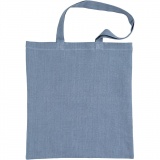 Stofftasche, Größe  38x42 cm, 185 g, Taubenblau, 1 Pck