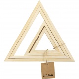 Rahmen, Dreieck, Größe 9x12+18x21 cm, 2 Stk/ 1 Pck