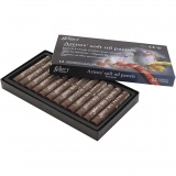 Gallery Ölkreiden, L 7 cm, D 11 mm, Dicke 11 mm, Braun, 12 Stk/ 1 Pck