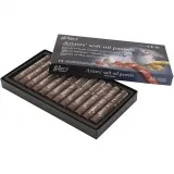 Gallery Ölkreiden, L 7 cm, D 11 mm, Dicke 11 mm, Braun, 12 Stk/ 1 Pck
